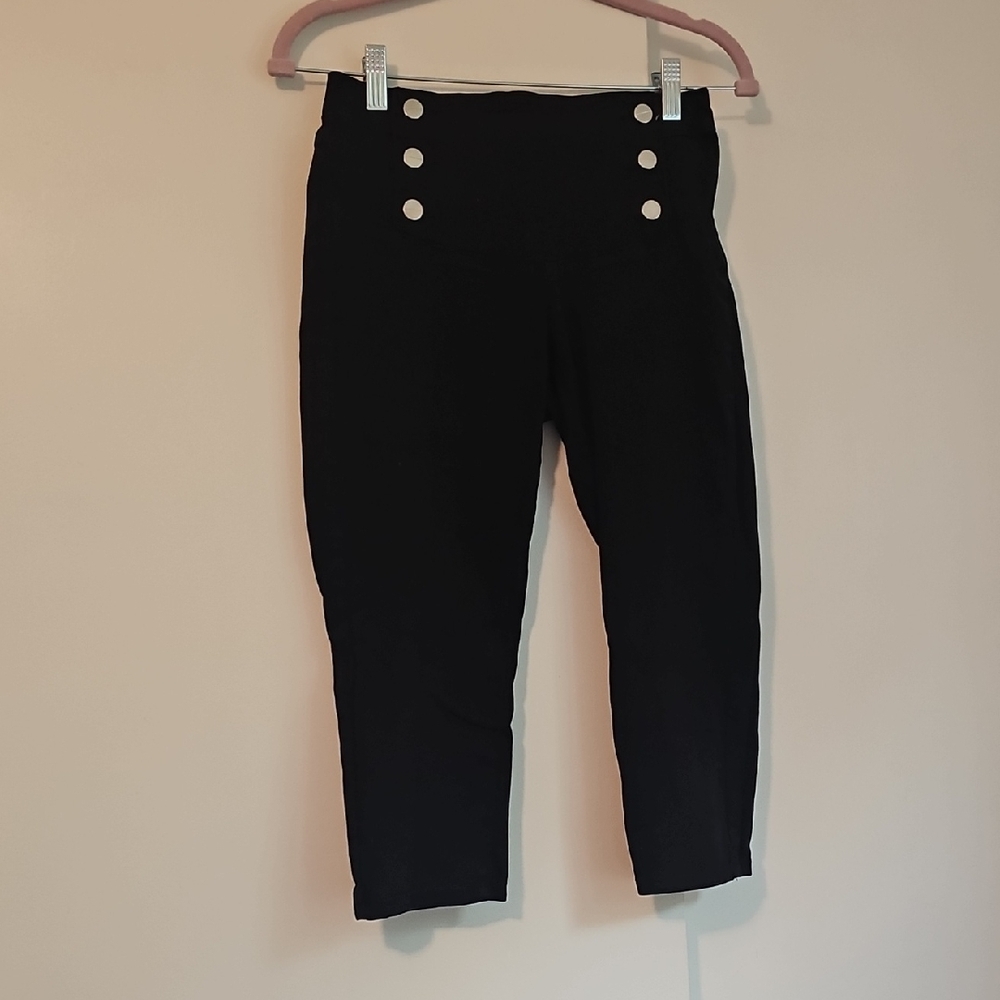 VENUS Black Cropped Jeans